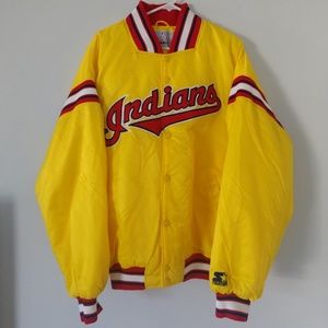 Authentic MLB Cleveland Indians Starter Jacket XL